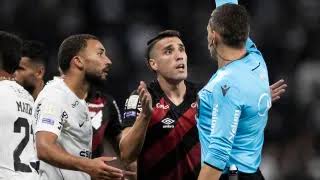 Lance do jogo Corinthians x Athletico-PR pelo Brasileirão 2026 na Neo Química Arena