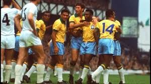 Lance de jogo da seleção brasileira na Copa de 1966