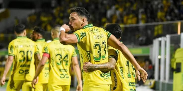 Lance do jogo Mirassol x Remo pelo Brasileirão 2026
